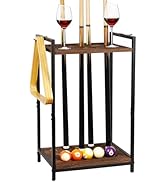 Jolensoy Pool Stick Holder Pool Cue Holder Rack Cue Stick Holder 10 Cues Billiard Cue Racks for B...