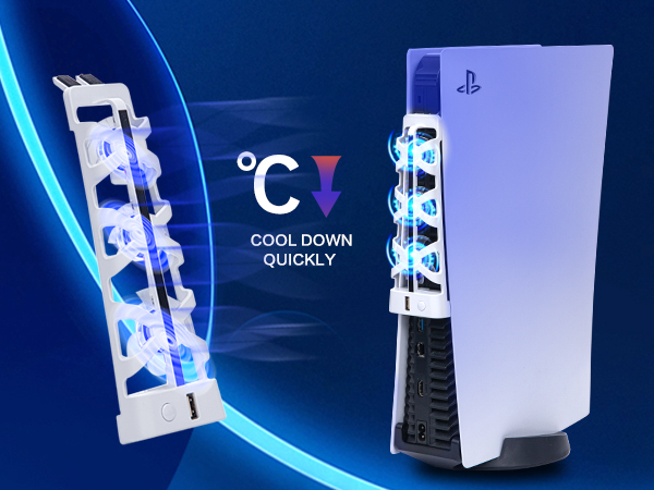 ps5 cooling fan vertical
