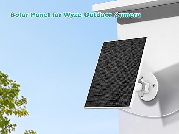 wyze camera solar panel