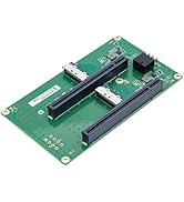 10Gtek 2X MCIO(74pin) 8i to PCIe X16 Female Adapter (X8 for Each Slot), Gen5 PCIe5.0