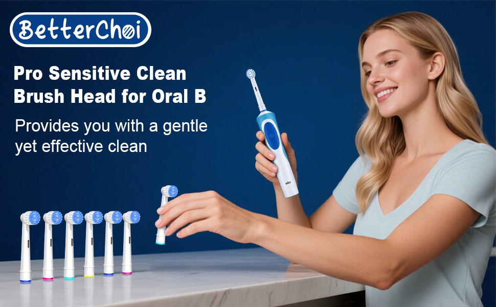 Replacement head for electric toothbrush with super soft bristles