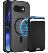 Magnetic for Google Pixel 9A Case (Compatible with MagSafe) with Detachable Wallet &amp; Card Holder ...