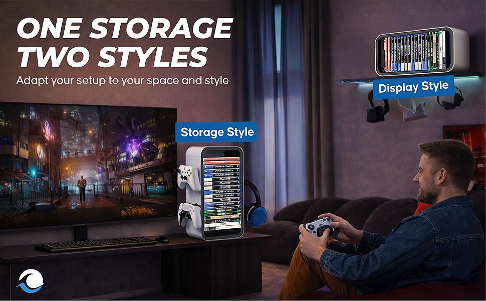 One Storage Two Styles! Storage Style / Display Style