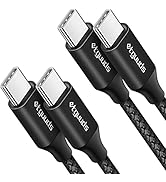 USB C to USB C Cable [3ft, 2-Pack], etguuds 60W/3A Fast Charging USB Type C Charger Cord Compatib...