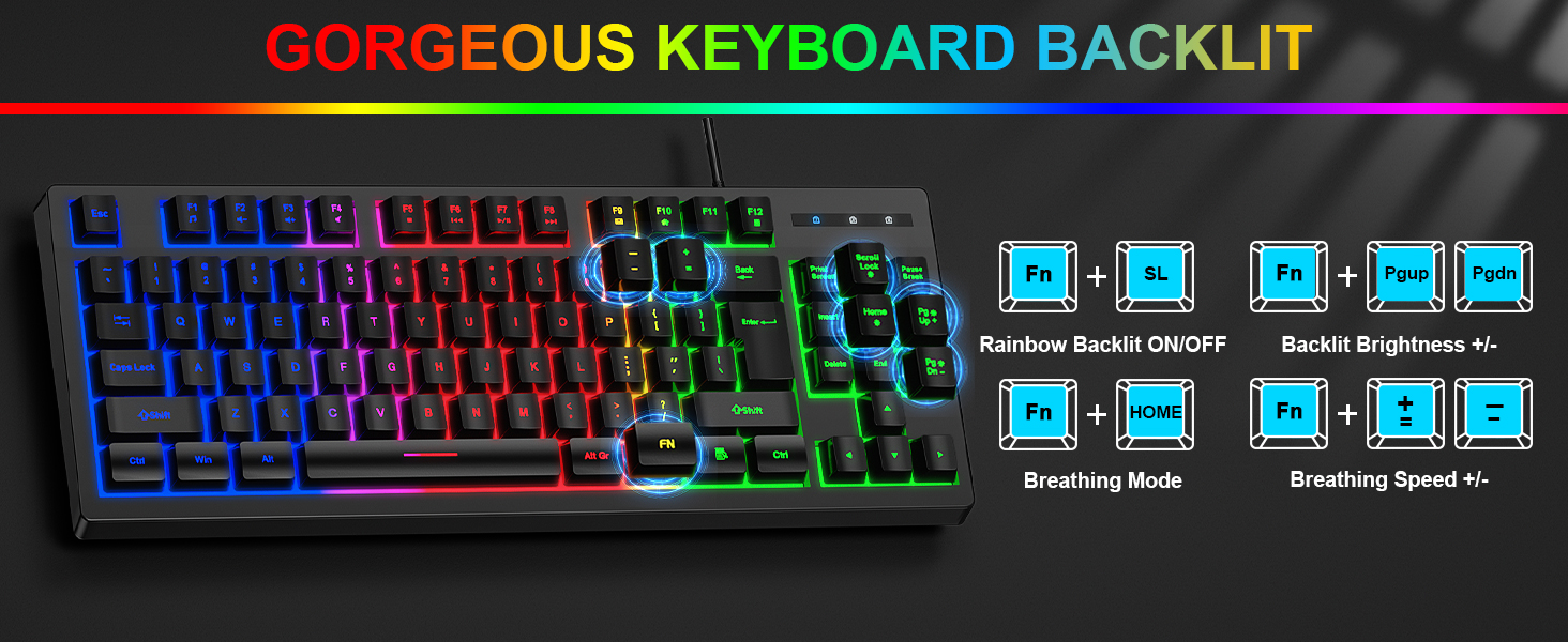 light up keyboard 