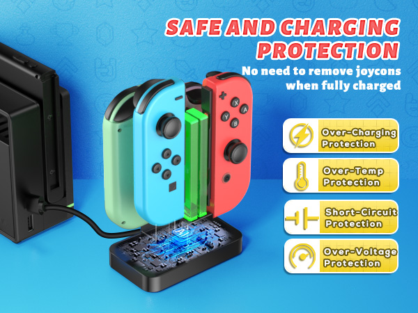 switch joy con charging dock