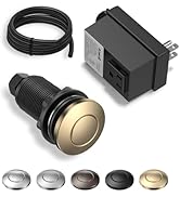 ANWOLL Garbage Disposal Air Switch Kit-Professional,Cordless Sink Top Waste Disposer On/Off,Garba...
