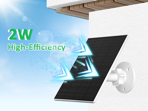 Solar Panel for Security Camera