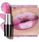 Anglicolor Glitter Bright Pink Lipstick,High Impact Lipcolor,Lightweight Hydrating Formula Smooth...