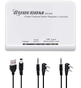 Surecom Mcbazel SR-628 Cross Band Duplex Repeater Controller with 2 x K Plug 46-K Cable for Kenwo...
