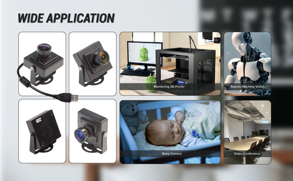 Arducam OV5648 USB camera module, 5MP USB Webcam