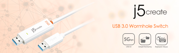 usb 3.0 wormhole switch;j5create