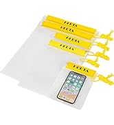 HEETA 5-Pack Clear Waterproof Dry Bag, Water Tight Cases Pouch Dry Bags for Camera Mobile Phone M...