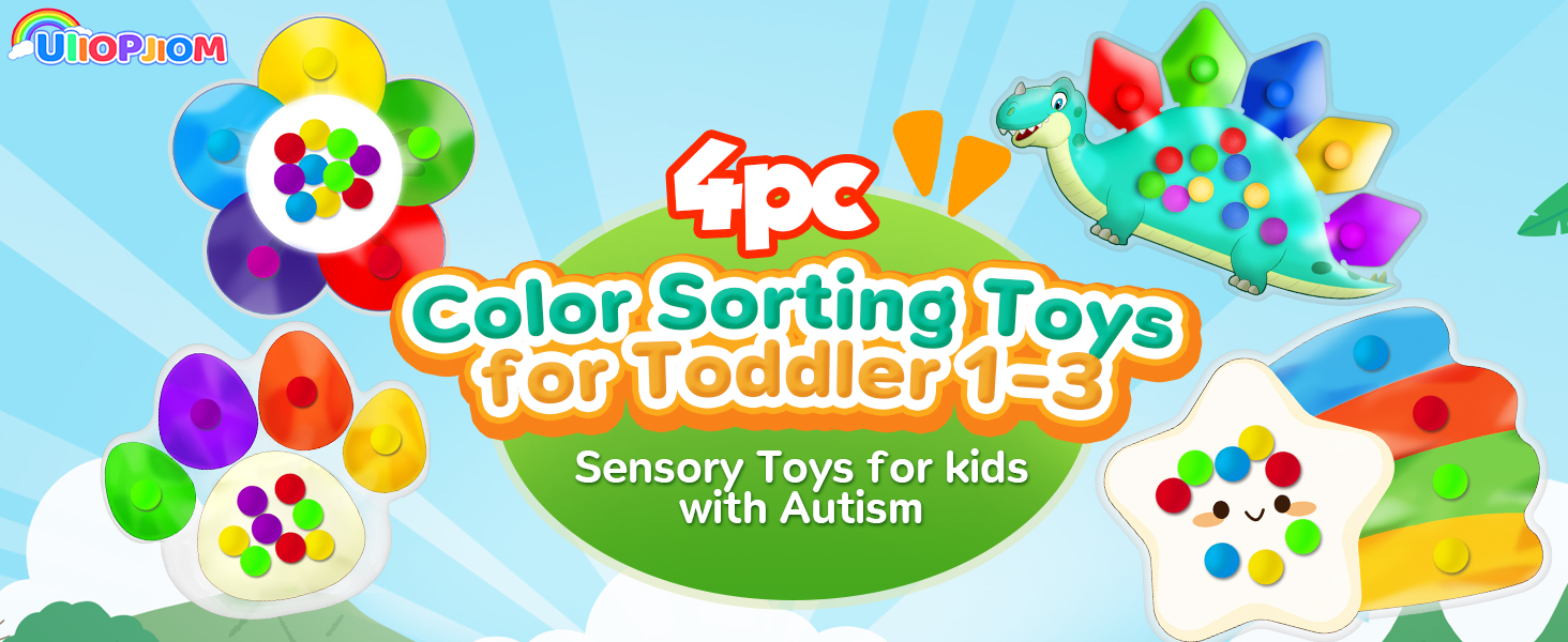 color sorting sensory toy