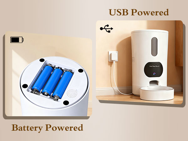 automatic cat feeder with camera