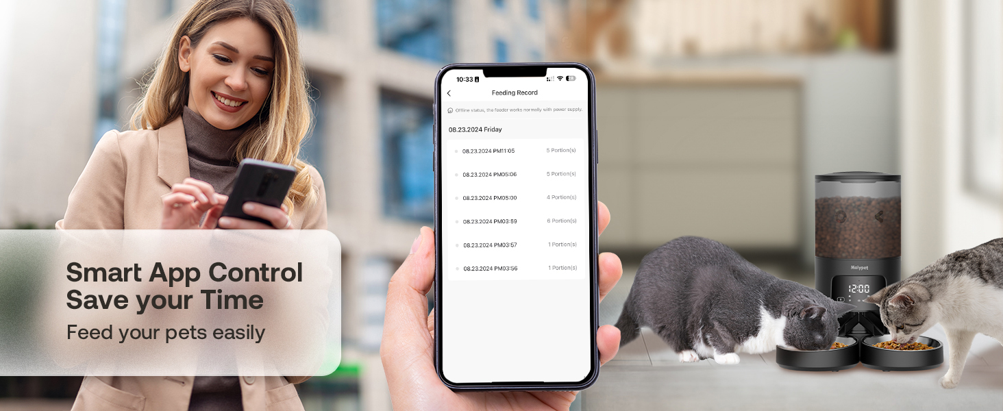 automatic cat food dispenser