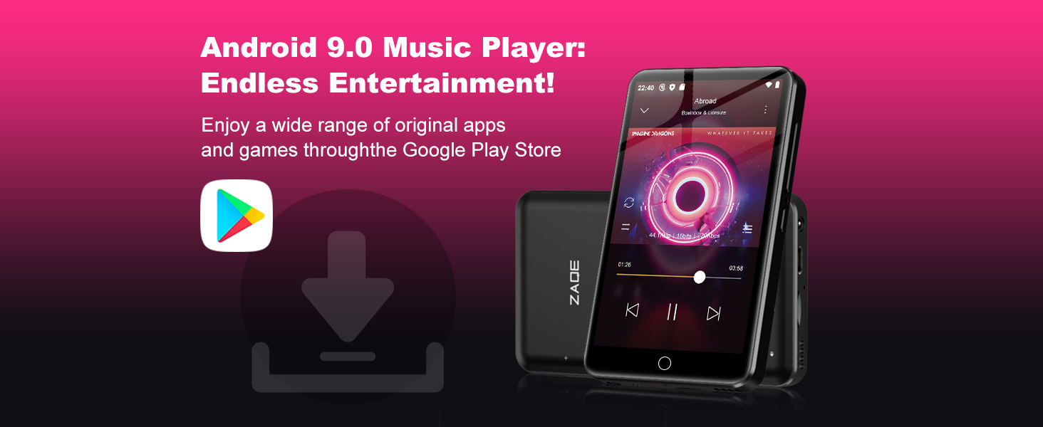 80GB MP3 Player with Bluetooth and WiFi