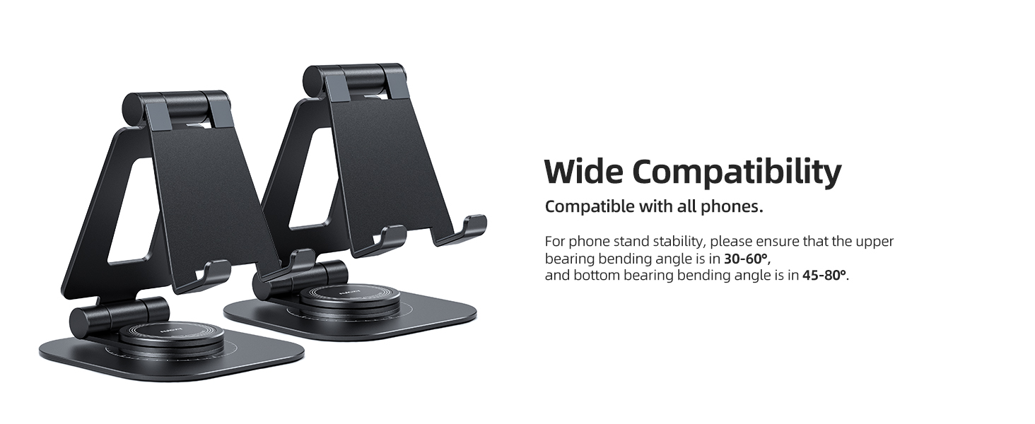 Rotating phone stand