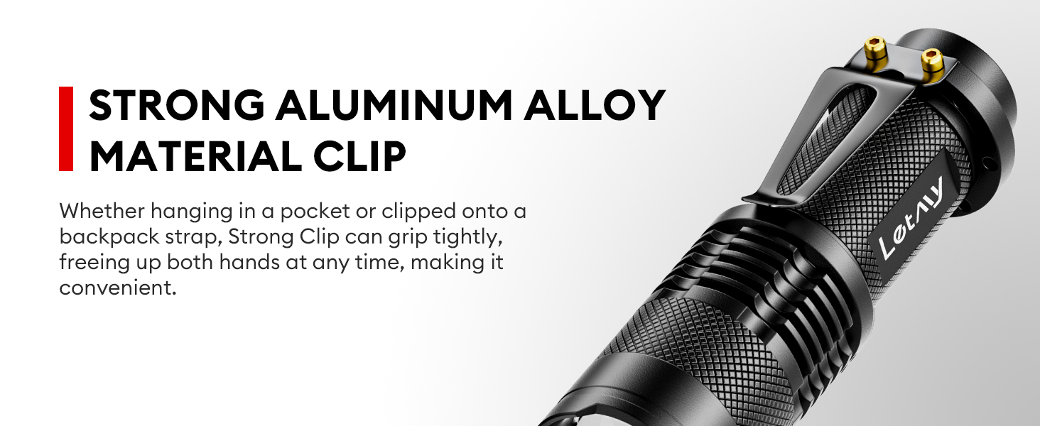 flashlight with clip