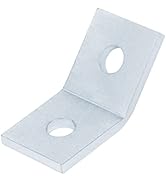 heneng 10 Pcs 2 Hole 135 Degree Angle Bracket for 1-5/8