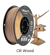 Creality Wood Filament PLA, 3D Printer Filament 1.75 mm, Smooth Silk Texture, Toughness, 1kg(2.2l...
