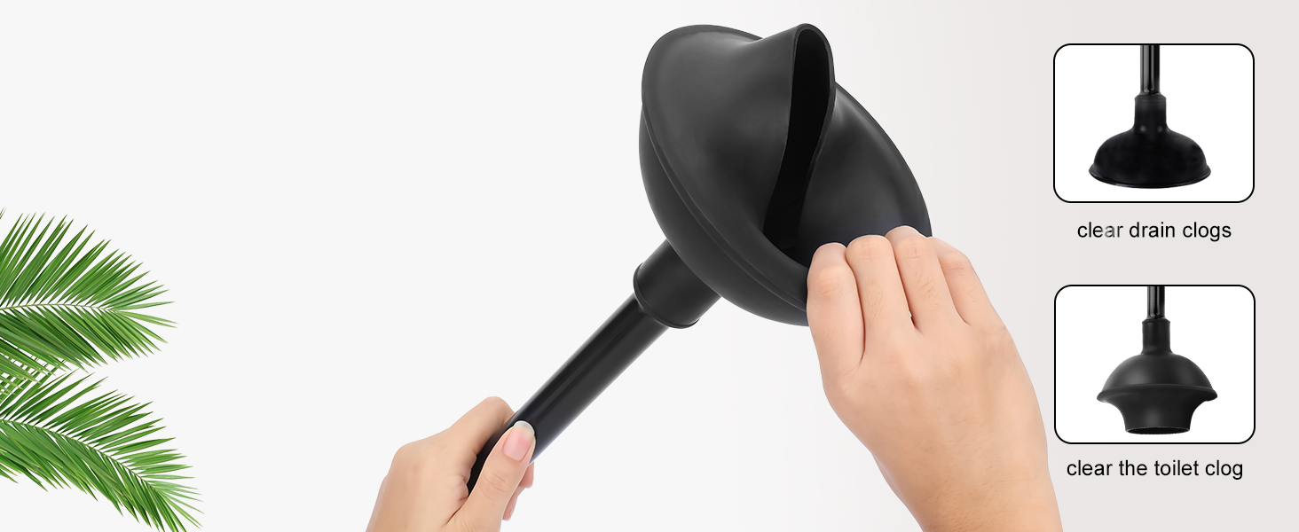 Toilet Brush and Plunger Set