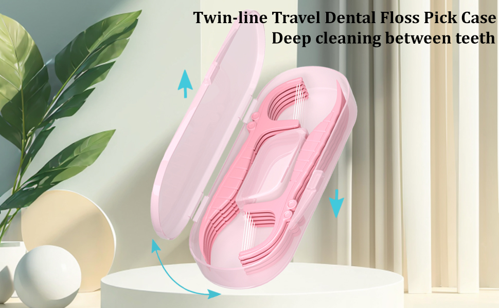 floss dental picks travel flossers teeth toothpicks mint case sticks toothpick dispenser flossing