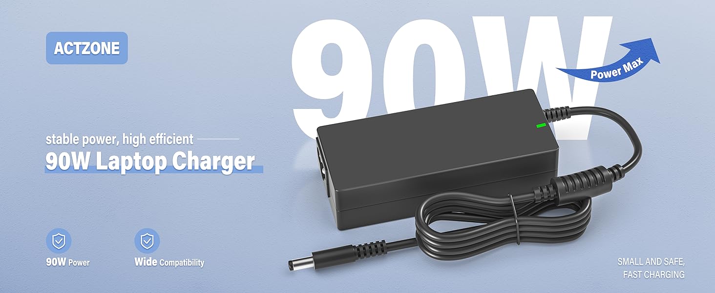 compatible with dell laptop charger 90w