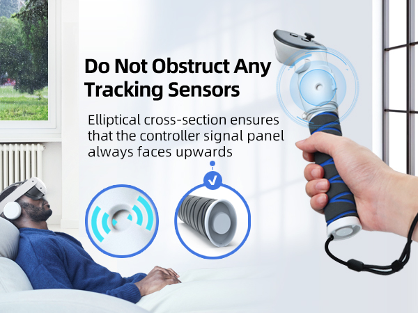 oculus quest 3 controller accessories extension grips for VR game gorilla tag long arms, beat saber
