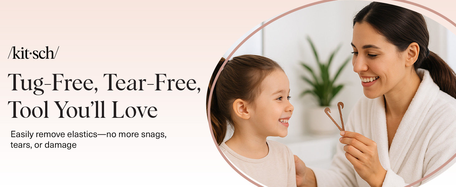 Hair Tie Cutter – Easy To Use, Pain Free Rubber Band Cutter for Hair Kids, Baby &amp;amp; Toddler Girls