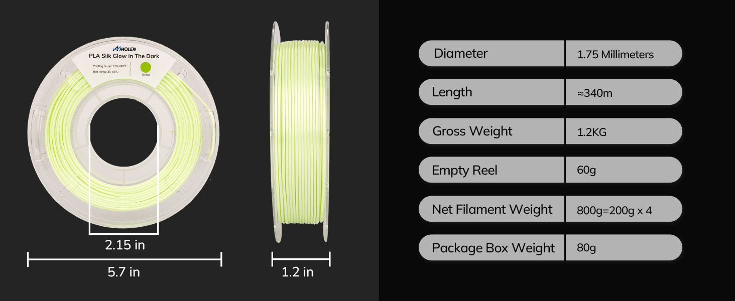 Silk Glow Pla Pack Green