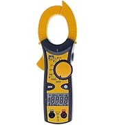 IDEAL Electrical 61-744 Clamp Meter 600 Amp AC with NCV, Voltage Indicator, CATIII for 600V, Yellow