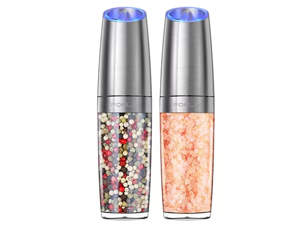 Gravity Electric Salt and Pepper Grinder Set