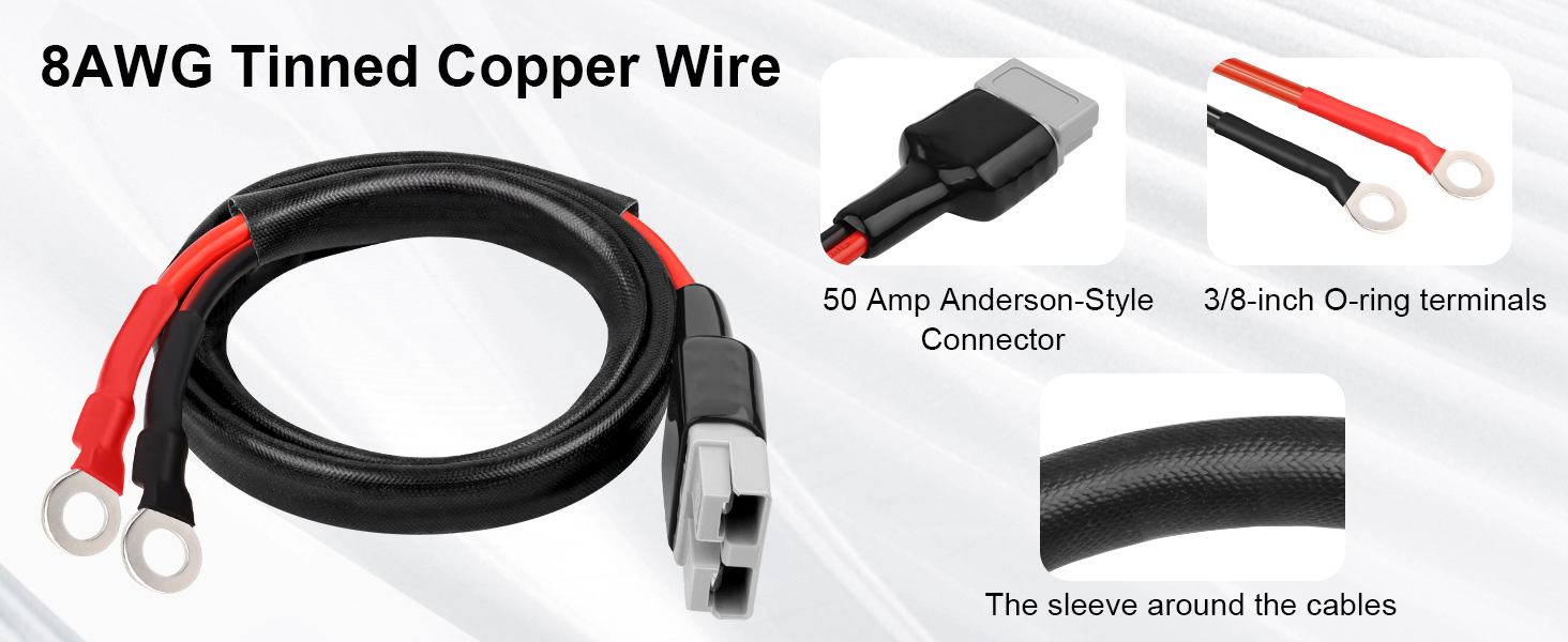 8AWG Battery Quick Connect Cable