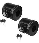 PKLIYH Child Proof Door Knob Cover Lock for Dementia Elderly Safety - Universal ABS Plastic Lock-...