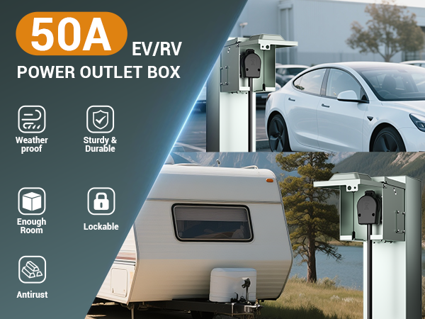 50 Amp EV Charging Receptacle