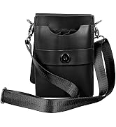 FRCOLOR Leather Scissors Waist Bag Pouch for Hair Stylists Adjustable Tool Organizer with Multipl...