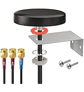 Bingfu 4G LTE MIMO Cellular GPS Fixed Bracket Wall Mount Antenna for 4G LTE GPS Cradlepoint IBR90...