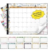 Ospelelf Desk Calendar 2025-2026 Large 22'' x 17'' Calendar 2025 Monthly Desktop Calendar, 18 Mon...