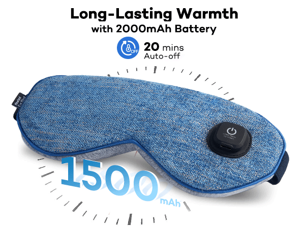 cotton heated eye mask