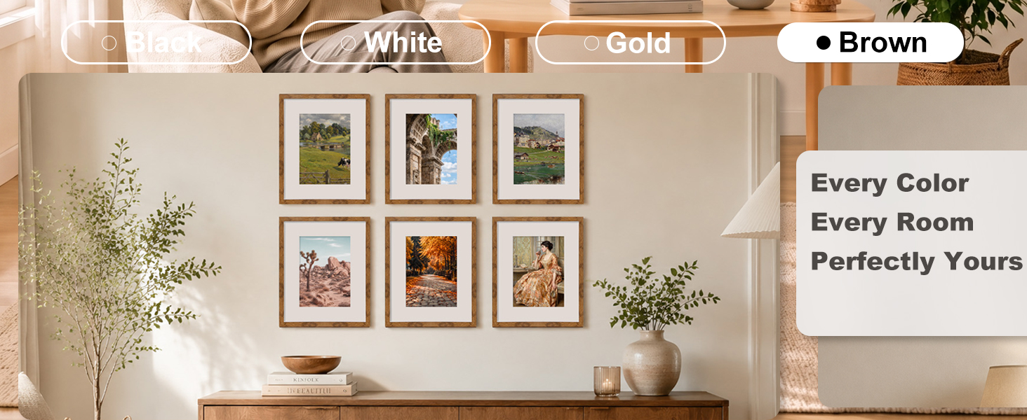 family picture frames collage wall decor