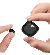 Ear Buds Invisible Mini Earbuds Wireless Bluetooth, Smallest Low Profile Micro Tiny Discreet Hidd...