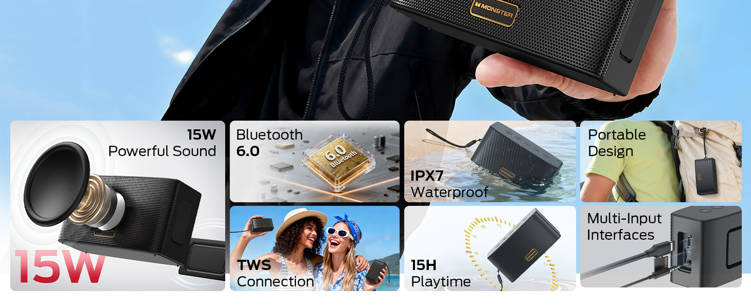 Monster Cubis Bluetooth Speaker