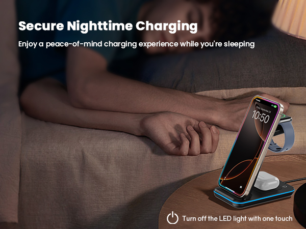 3 in 1 Wireless Charging Station for iPhone