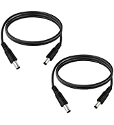 IMIYORE DC5.5x2.1mm 12V Male to Male Cable 18AWG Male to Male Extension Cable 12V Emergency Power...