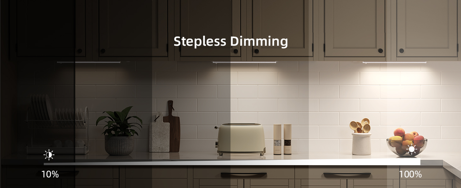 Dimmable Under Cabinet Lighting