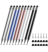 Stylus (10 Pcs),2-in-1 Stylus Pen for Touch Screen,High Precision and Sensitivity,Suitable for iP...