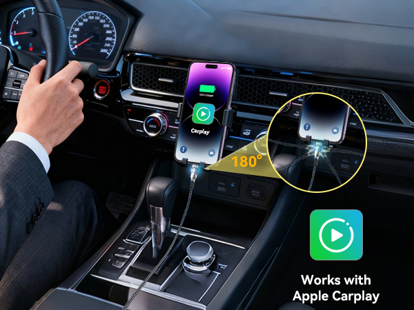 swivel iphone charger cable