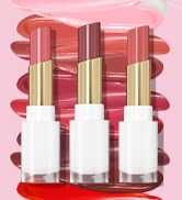 REVLON Super Lustrous Glass Shine Balm Gift Set, 3-Piece, Lipstick Multipack, Hydrating Tinted, S...