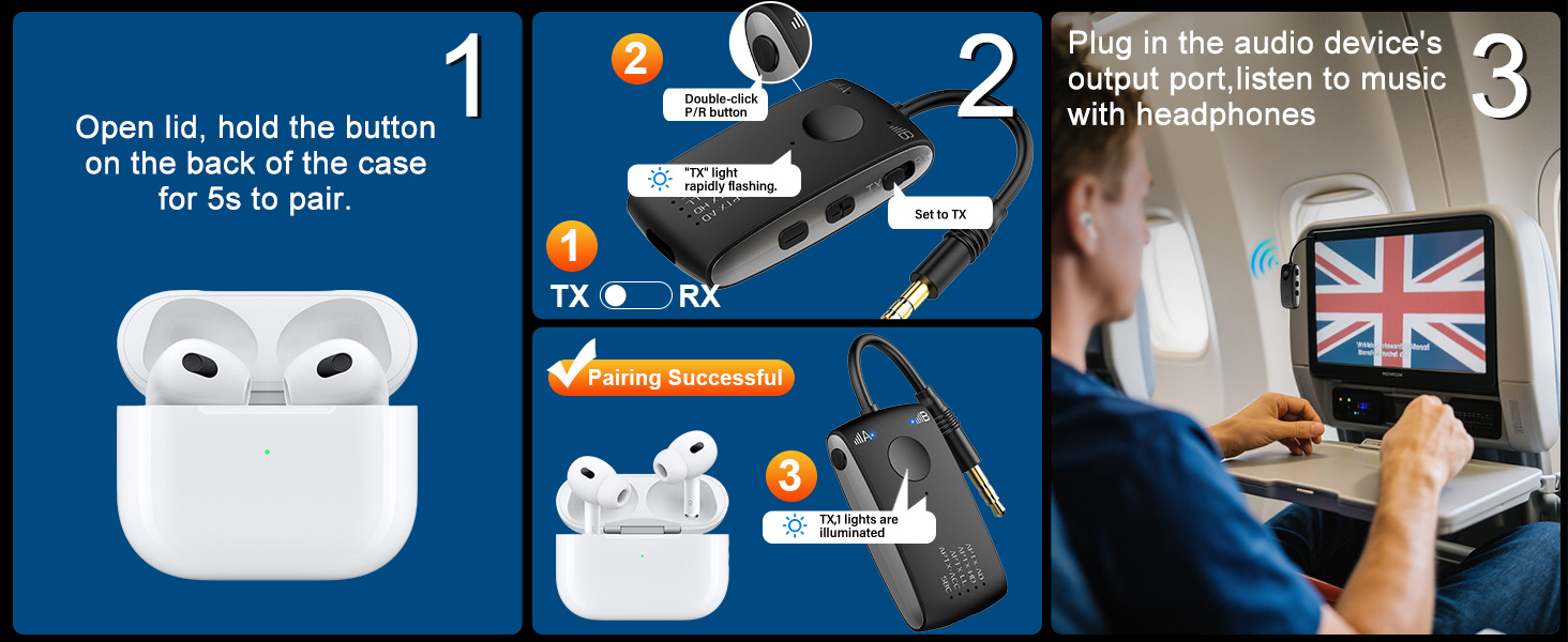 airplane Bluetooth adapter